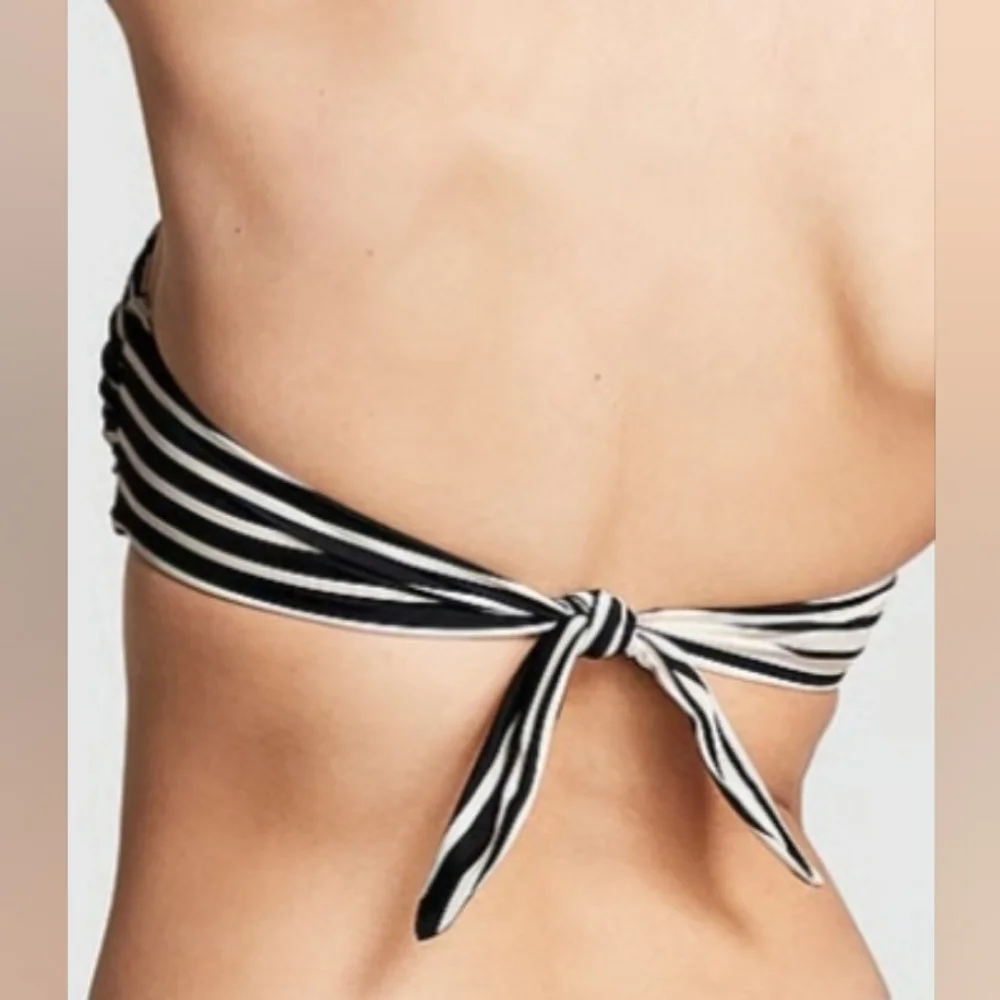 LDD/L/XXL VS PINK Swim Twist It Bandeau Bikini Top Side Tie Brazilian Bikini Set